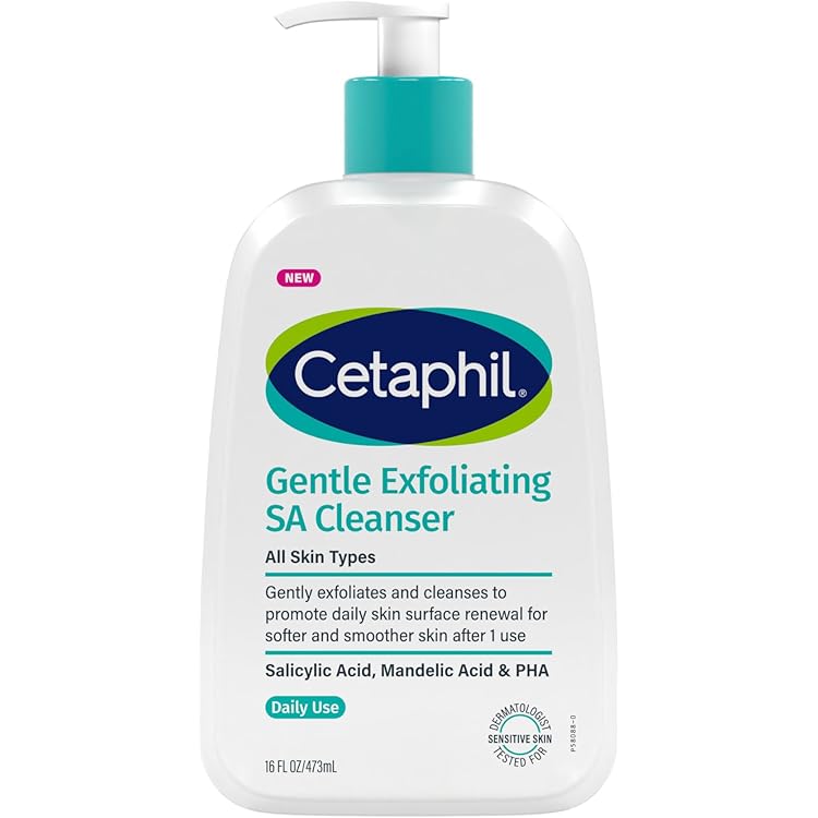 Amazon | CeraVe - SA Smoothing Cleanser for Dry, Rough and Uneven